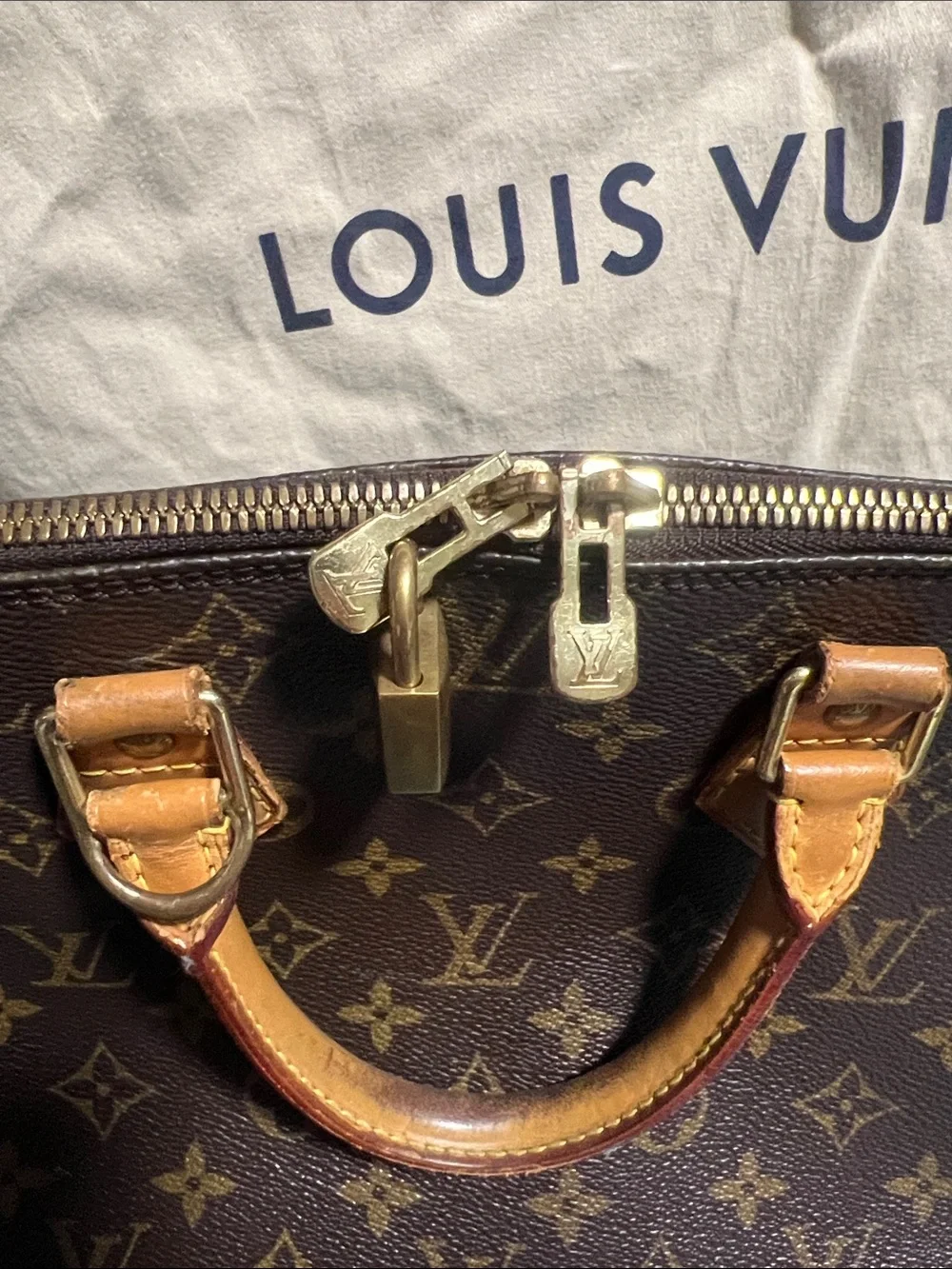 Louis Vuitton Monogram Canvas Key & Card Holder in Brown and Tan